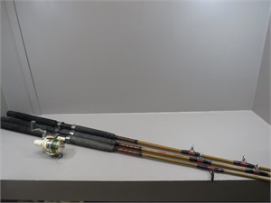 3 Shakespeare Ugly Stik Tiger 1pc. 6’ 6” boat