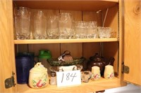 Contents of Cabinet (Glasses, S&P, Teapot, etc)