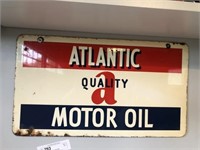 Vintage Atlantic Motor Oil Sign