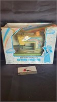 Rainbow girl sewing machine