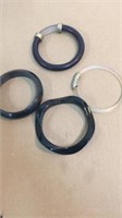 4 Vintage Bangle Bracelets  VJC