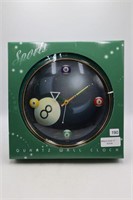 12" BILLIARD CLOCK