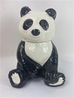 Vtg Ceramic Panda Bear Cookie Jar