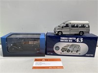 2 x Boxed vehicles. Inc. 1:43 Tomica  Mini Van &