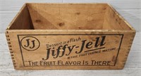 Vintage Wood Jiffy Jell Crate