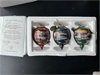 Terry Redlin Christmas Porcelain Ornamants