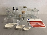 Measuring Cups, Glass Jars & More