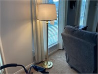 Brass Colored 3-way Floor Lamp