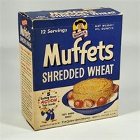 QUAKER MUFFETS SHREDDED WHEAT CEREAL BOX
