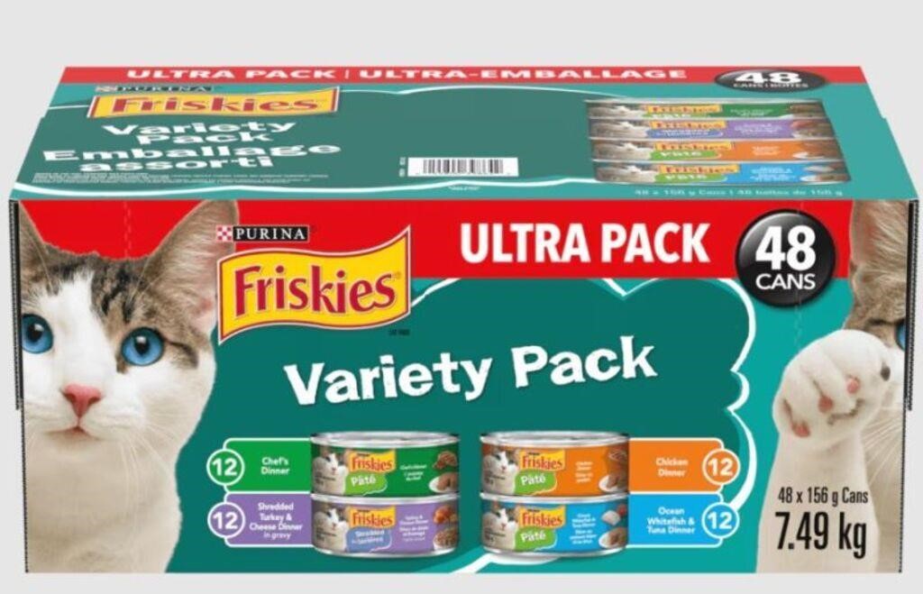 46-Pk Friskies Variety Cat Food, Ultra Pack,