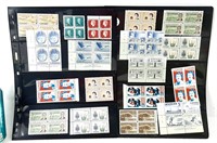19 blocs de timbres neufs 1950-1960 du CANADA