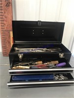 Tool box w/wrenches, sockets,screw drivers