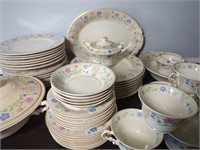 Syracuse Old Ivory Floral China Set (57 pc)