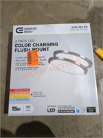 Commercial Electric 2 Pack LED Color Changing