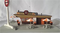 RAIL KING A&W ROOTBEER STAND IN ORIGINAL BOX