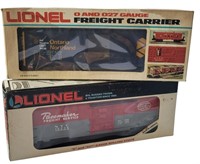 TWO VINTAGE LIONEL TRAIN CARS IN ORIGINAL BOXES