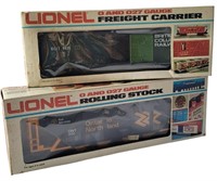 TWO VINTAGE LIONEL TRAIN CARS IN ORIGINAL BOXES