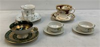 (5) Misc. Cups & Saucers