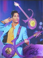 Prince Signed Guitar with 'Love God' Inscription