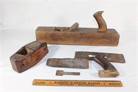 Lot of Wood Planes / Blades etc.