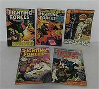 Five DC Fighting Forces comics