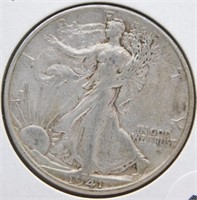 1941-S Liberty Walking Half Dollar.