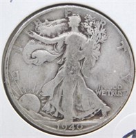 1940-S Liberty Walking Half Dollar.