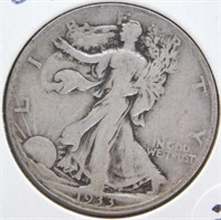 1933-S Liberty Walking Half Dollar.