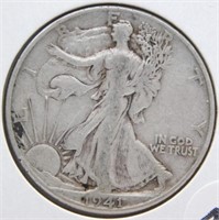 1941-D Liberty Walking Half Dollar.