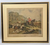 Original Antique From The Fox Chase. Painting