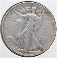 1937 Liberty Walking Half Dollar.