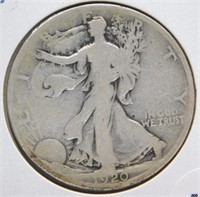 1920 Liberty Walking Half Dollar.