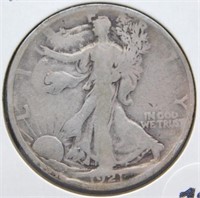 1921 Liberty Walking Half Dollar.