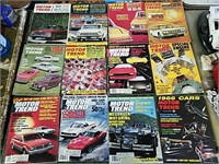 Vintage Motor Trend Magazines including issues