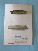 British Railway Pin LNER Line Lapel Badge