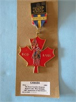 1983 Royal Canadian Dragoons Ann. Medal Badge