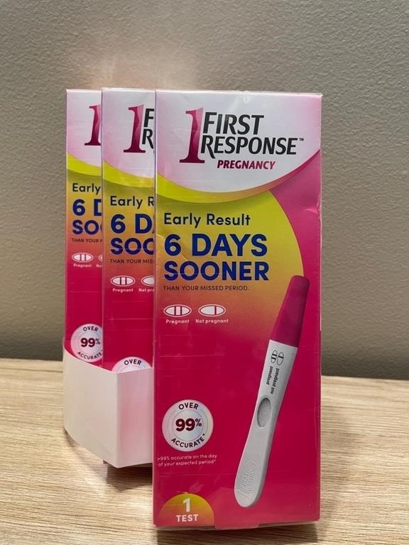First Response Pregnancy Test - 3 Test Kits