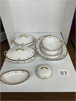 Lot of 9 Noritake Nippon Japan China Set