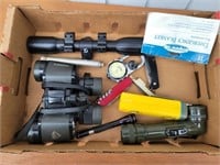 Bushnell Binoculars, Rifle Scope, Knives & More