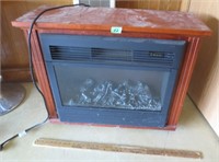 Heat Surge electric fireplace  heater, used