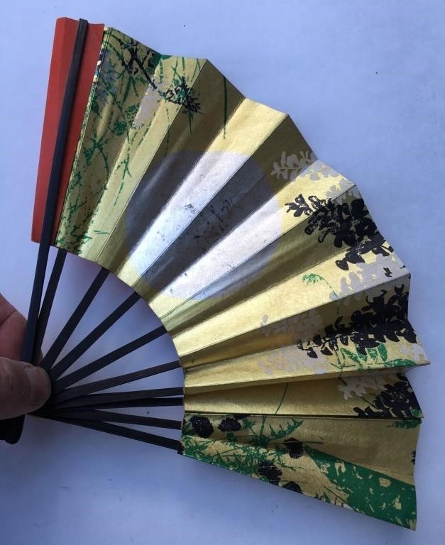 VINTAGE JAL FOLDING FAN~JAPAN