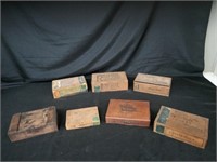 WOODEN CIGAR BOXES-ROUGH HAVANAS,THROW OUTS,ETC.