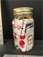 Imperial Gem Jar Full Of Old Buttons