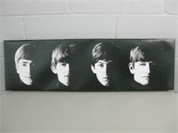 30" x 9" Stretched Canvas Beatles Print