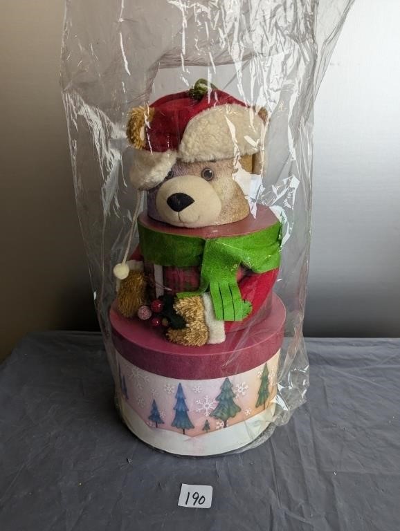 Christmas Bear Box- Tiered