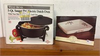 West Bend 5-qt Electric Dutch Oven & more