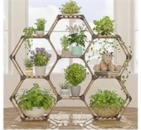 hexagonal plant stand