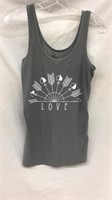 R4) WOMENS LARGE GREY TANK TOP