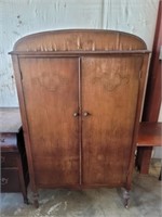 1930s Art Deco Chifferobe / Armoire Cabinet