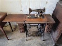 Vintage Treadle Singer Sewing Machine